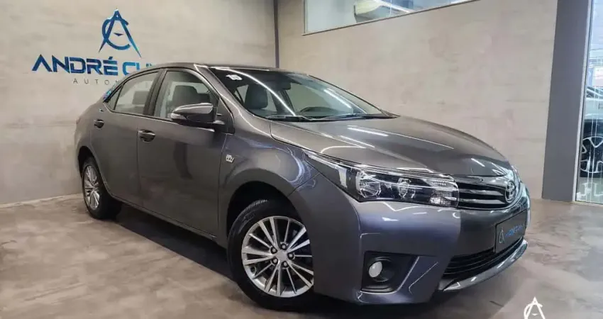 Toyota Corolla XEi 2.0 Flex 16V Aut.  - Cinza - 2014/2015
