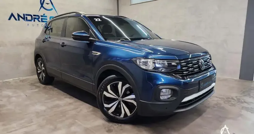 Volkswagen T-Cross Comfor. 200 TSI 1.0 Flex 5p Aut.  - Azul - 2022/2022