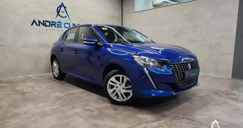Peugeot 208 Active 1.6 Flex 16V 5p Aut.  - Azul - 2022/2023