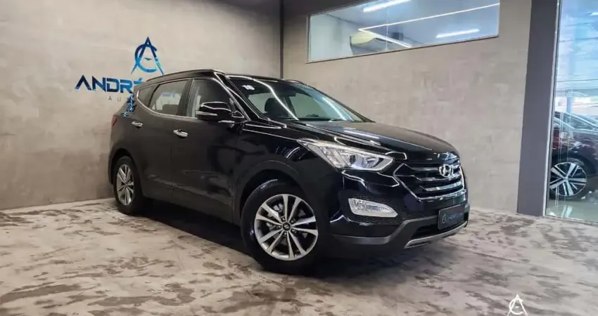 Hyundai Santa Fe/GLS 3.3 V6 4X4 Tiptronic  - Preta - 2015/2016