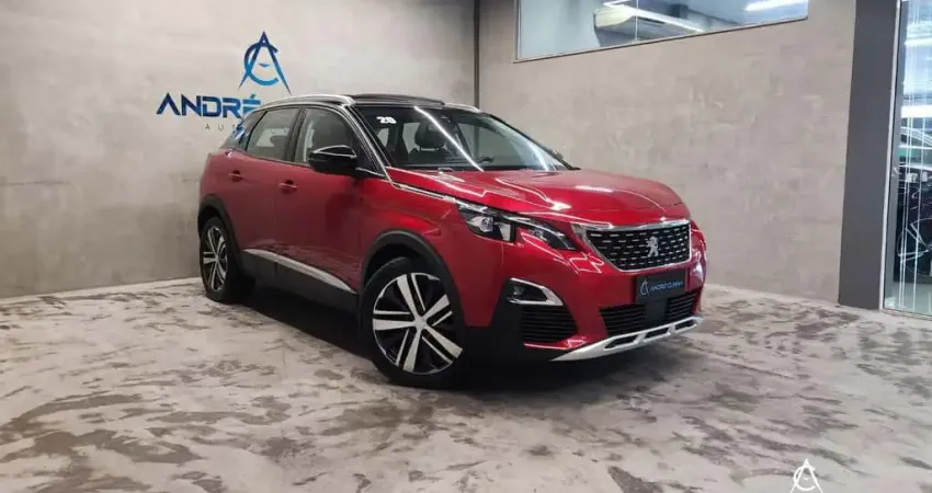Peugeot 3008 Griffe 1.6 Turbo 16V 5p Aut.  - Vermelha - 2019/2020