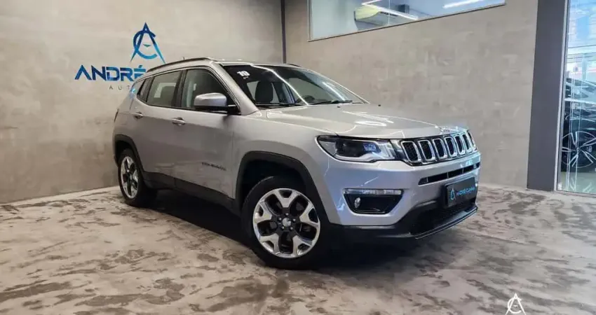 Jeep Compass LONGITUDE 2.0 4x2 Flex 16V Aut.  - Prata - 2019/2019