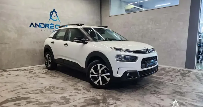 Citroën C4 CACTUS SHINE Pack 1.6 Turbo Flex Aut.  - Branca - 2020/2021