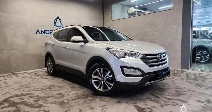 Hyundai Santa Fé GLS 3.3 V6 4X4 Tiptronic  - Prata - 2014/2015