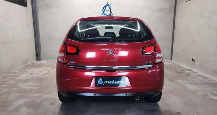 Citroën C3 Excl. 1.6 VTi Flex Start 16V 5p Aut.  - Vermelha - 2012/2013