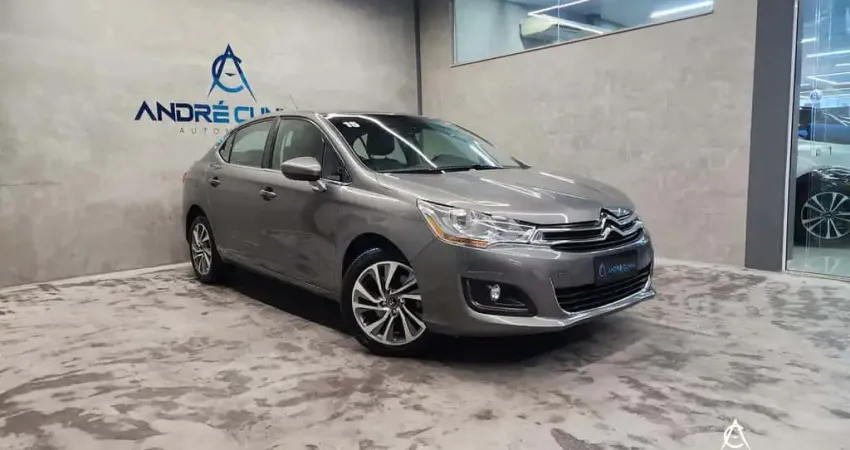 Citroën C4 LOUNGE Tendance 1.6 Turbo 4p Aut  - Cinza - 2015/2015