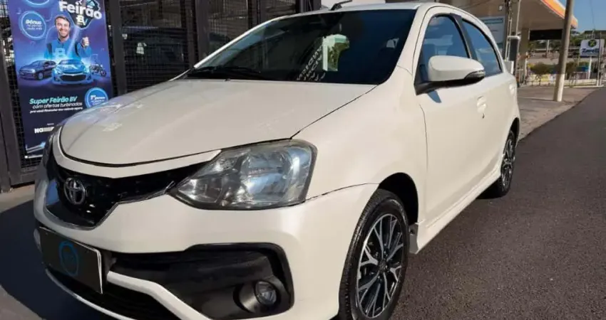 Etios Platinum 1.5 Flex Automático 2018 Troco e Financio