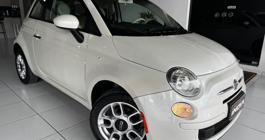 Fiat 500 Cult 1.4 Dualogic 2014 Branco!!!