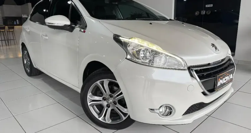 Peugeot 208 1.6 Griffe 2014 Branco Automático Teto Solar Panorâmico!!!