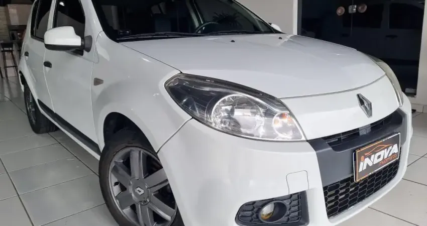 Renault Sandero 1.6 Expression 2012 Branco Completo !!!!!