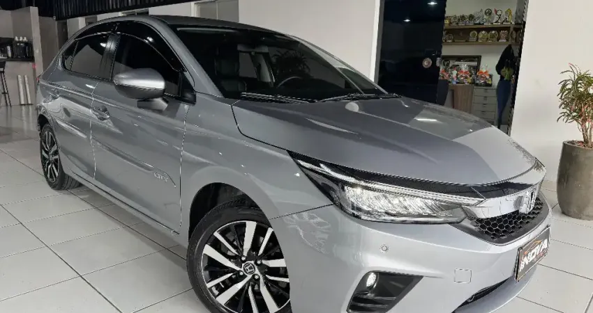 Honda City Hatcback 1.5 Touring 2022 Prata Top de Linha!!!!
