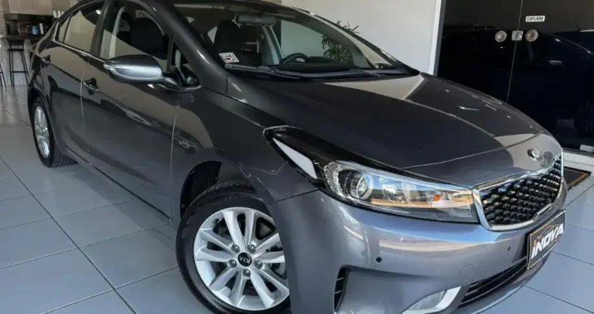Kia Cerato 1.6 SX4 Flex 2019 Automático Cinza Único Dono!!!