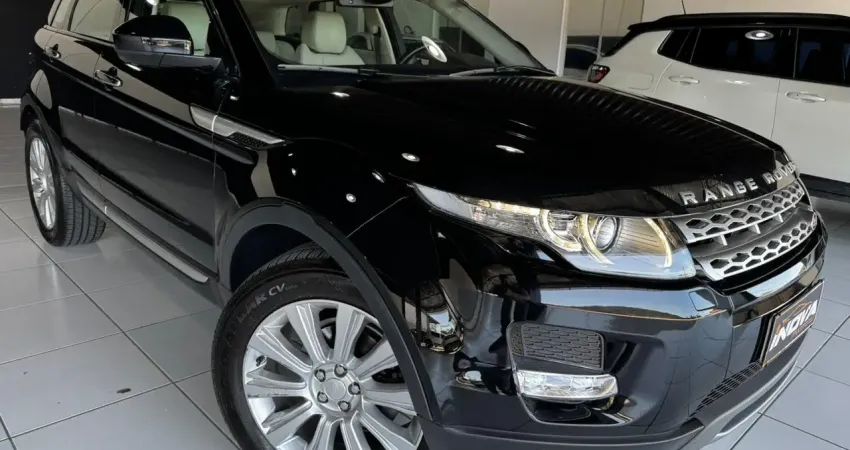 Range Rover Evoque 2.2TB Prestige Diesel 2015 Preta Único Dono!!!