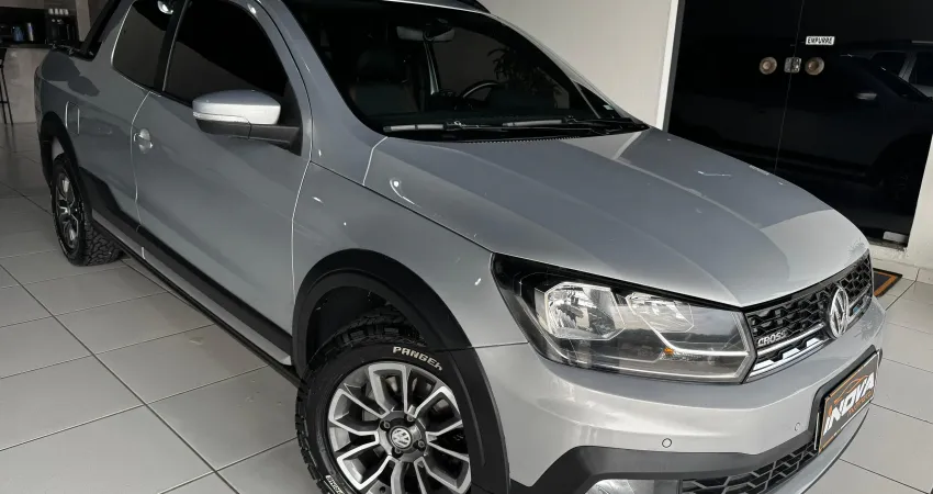 Volkswagen Saveiro Cross 1.6 CD 2019 Prata Completa !!!!!!
