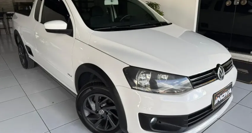 Linda Saveiro 1.6 Cabine Estendida Trend 2014 Branca Completa!!!