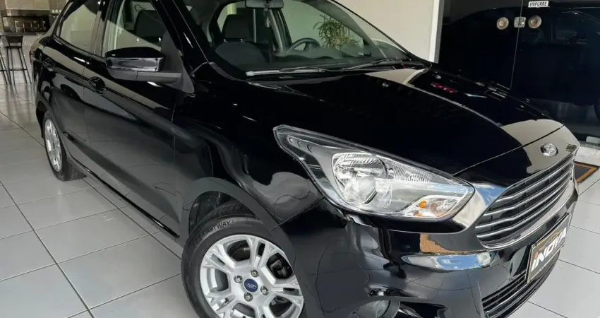 Ford Ka Sedan 1.5 SEL 2017 Preto Completo em Ótimo Estado!!!