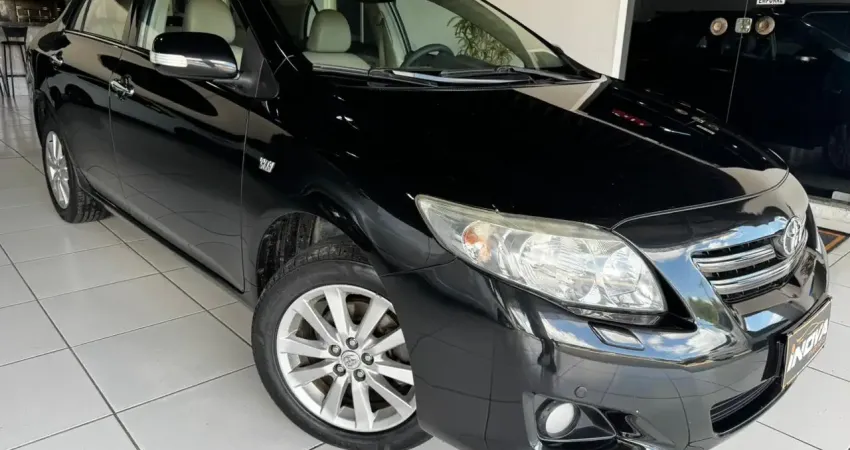 Toyota Corolla 1.8 SE-G 2010 Preto Automático Top de Linha!!!