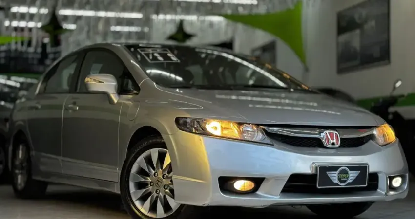 Honda Civic Lxl Couro 1.8 Flex Automatico Completo Top de Linha Financia e Troca