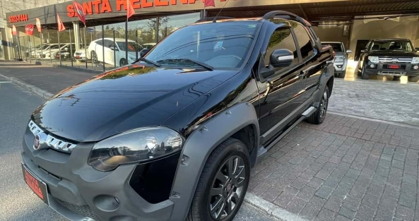 Fiat Strada Adventure1.8/ 1.8 LOCKER Flex CD  - Preta - 2018/2019