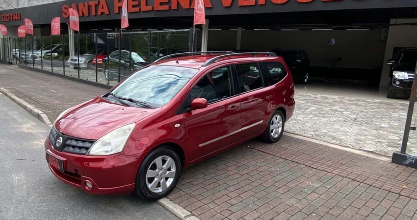 Nissan Grand Livina 18SL - Vermelha - 2011/2012