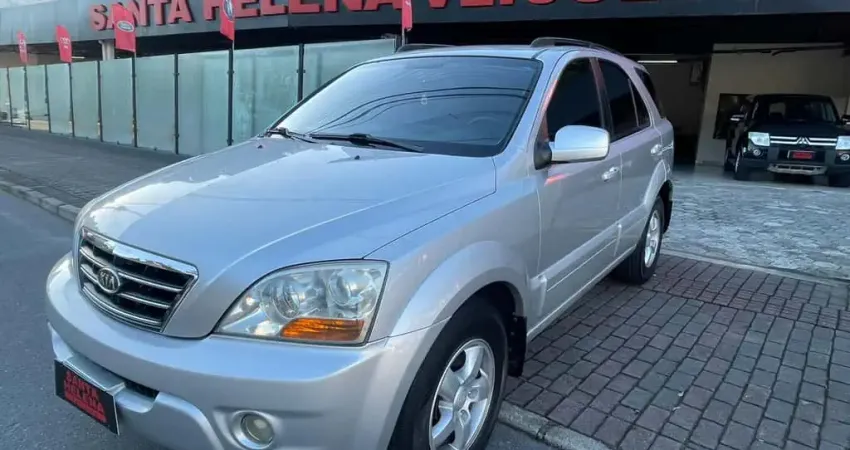 Kia Sorento EX 2.5 16V 4x4 Mec. Diesel  - Prata - 2007/2008