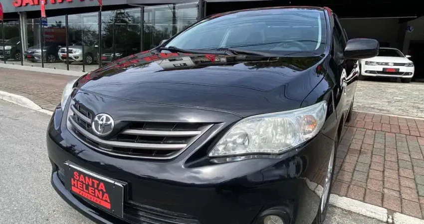Toyota Corolla GLI FLEX - Preta - 2012/2013
