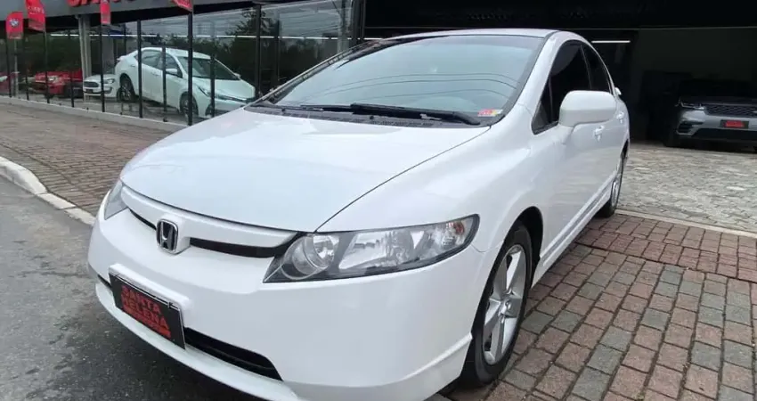 Honda Civic LXS FLEX - Branca - 2008/2008