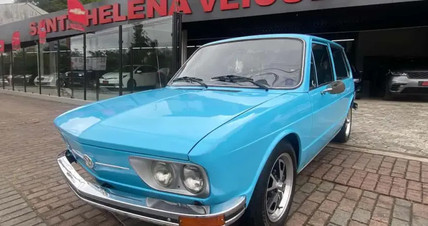 Volkswagen Brasília PLACA PRETA  - Azul - 1975/1975