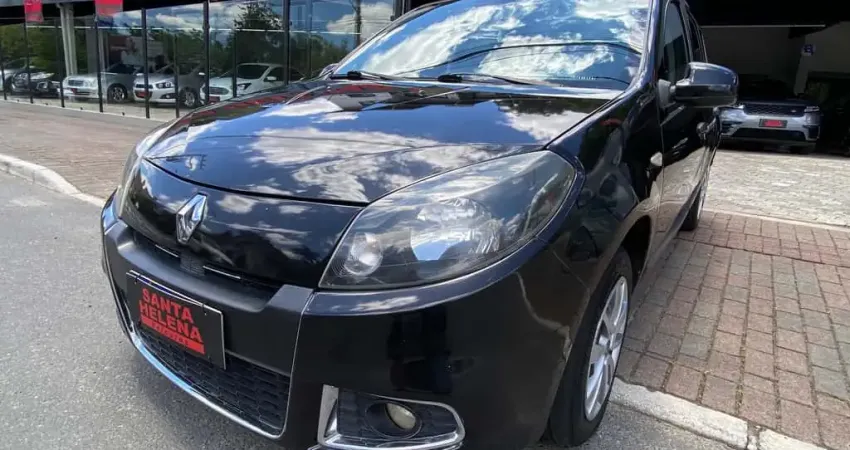 Renault Sandero EXP 1.6HP - Preta - 2012/2013