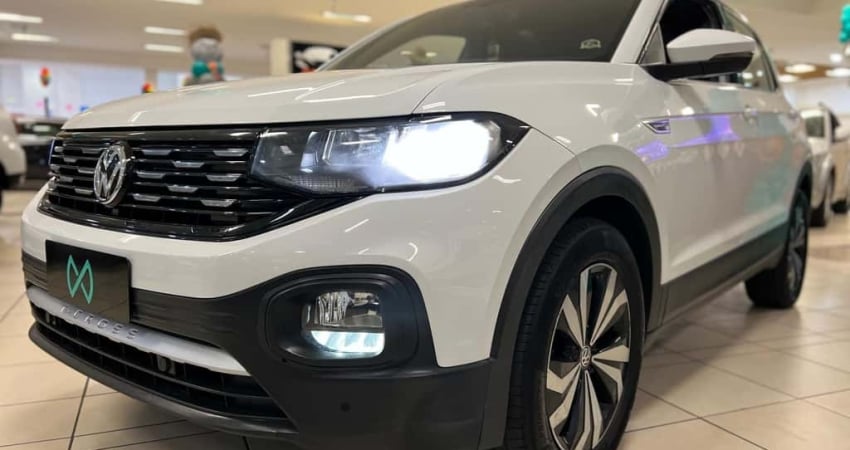 Volkswagen T-Cross Comfor. 200 TSI 1.0 Flex 5p Aut.  - Branca - 2020/2021