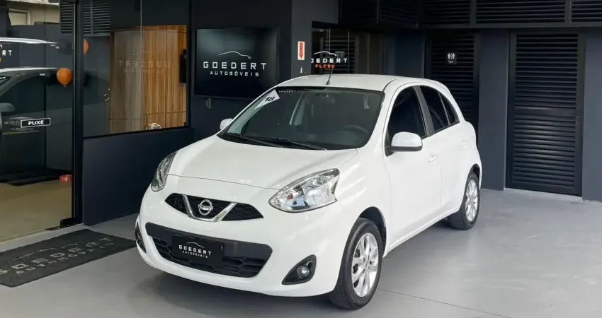 Nissan March SV 1.0 2018 COM VISTORIA CAUTELR APROVADA!
