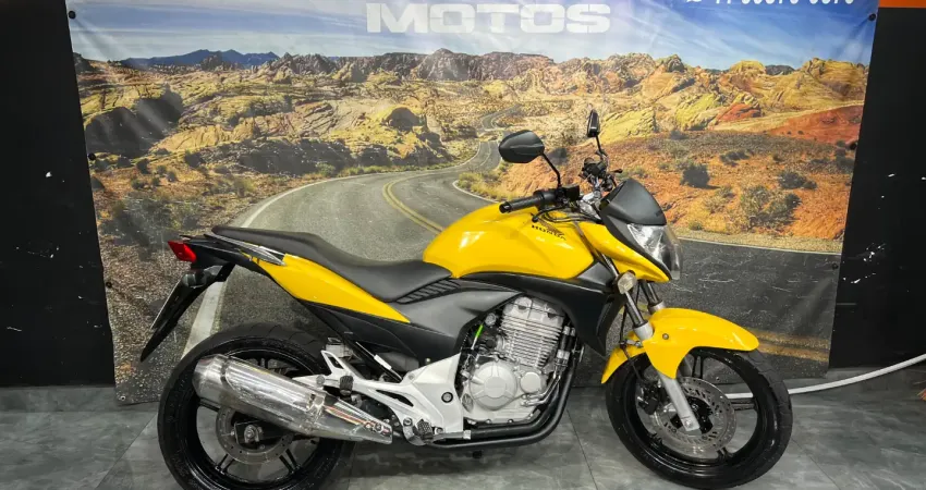 HONDA CB 300 R 2012 AMARELA 