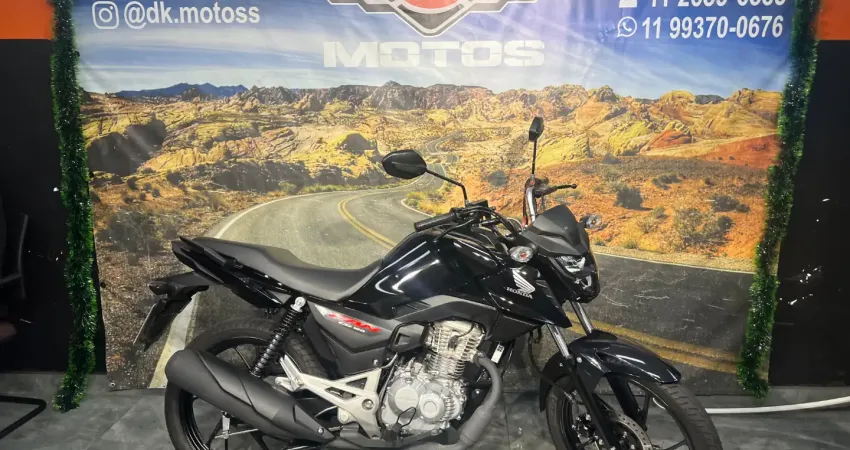 HONDA CG 160 2025 FAN PRETA 