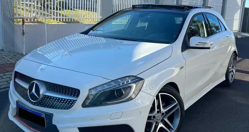 MERCEDES CLASSE A 250 SPORT TURBO BRANCA COM TETO SOLAR, 2015 - LAGES, SC