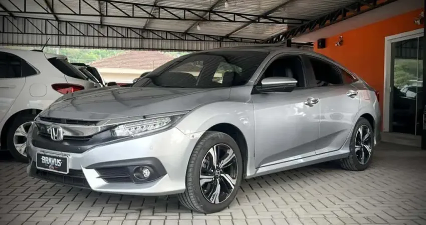 Honda Civic TOURING CVT - Prata - 2019/2019