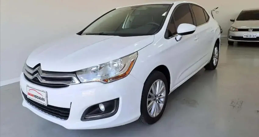 CITROËN C4 LOUNGE 2.0 MPFI ORIGINE 16V FLEX 4P AUTOMÁTICO