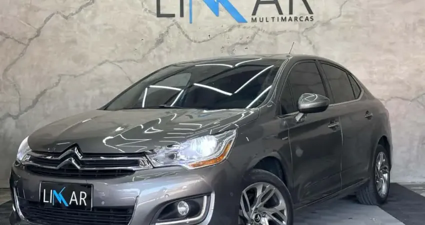 CITROEN C4 LOUNGE 1.6 EXCLUSIVE 16V TURBO GASOLINA 4P AUT 2015