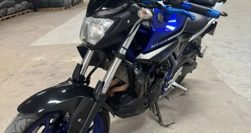 YAMAHA MT03 ABS 2017/2018 COM APENAS 27 MIL KM RODADOS AZUL!