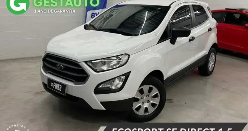 Ford EcoSport SE 1.5 12V Flex 5p Aut.  - Branca - 2019/2020