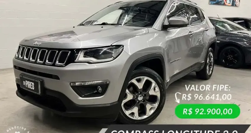 Jeep Compass LONGITUDE 2.0 4x2 Flex 16V Aut.  - Prata - 2018/2019