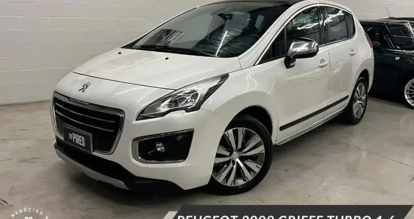 Peugeot 3008 Griffe 1.6 Turbo 16V 5p Aut.  - Branca - 2014/2015