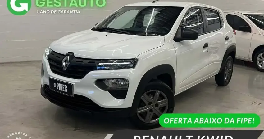 Renault Kwid Zen 1.0 Flex 12V 5p Mec.  - Branca - 2022/2023