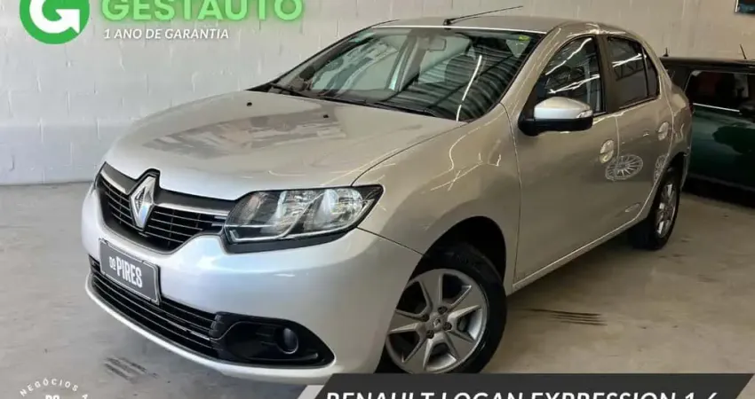 Renault Logan Expression Flex 1.6 16V 4p  - Prata - 2016/2017