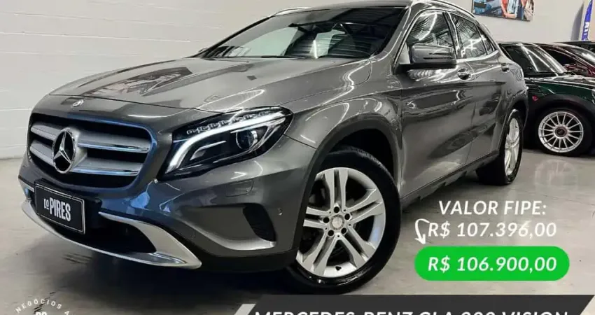 Mercedes-Benz Gla 200 Vision 1.6/1.6 TB 16V Flex Aut.  - Cinza - 2015/2015