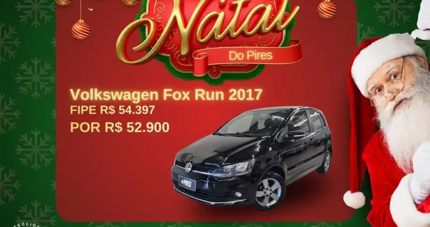 Volkswagen Fox RUN 1.6 Flex 8V 5p  - Preta - 2017/2017