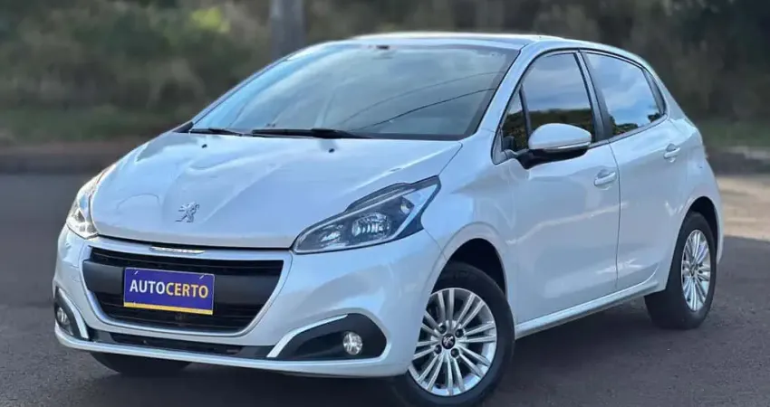 Peugeot 208 Allure 1.2 Flex 12V 5p Mec.  - Branca - 2018/2019