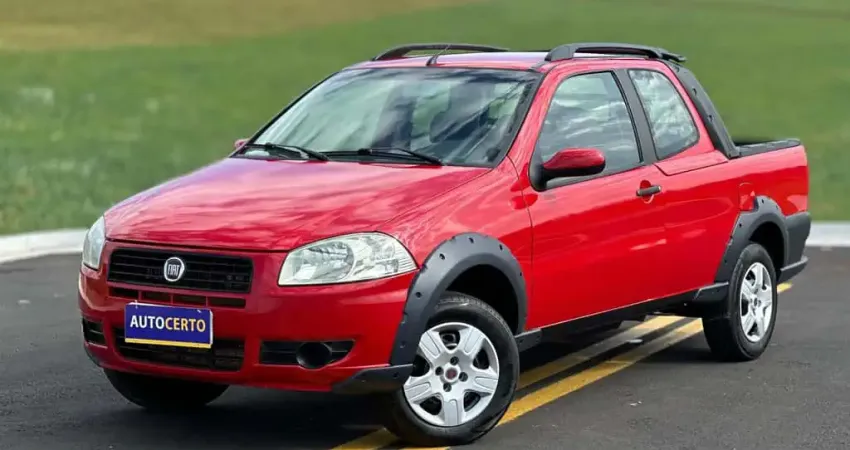 Fiat Strada WORKING CD - Vermelha - 2010/2011