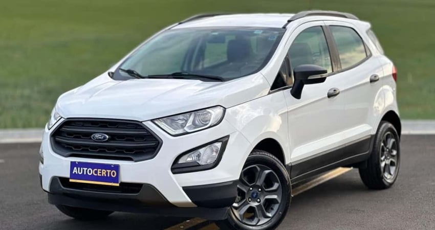 Ford EcoSport FREESTYLE 1.5 12V Flex 5p Aut.  - Branca - 2018/2019