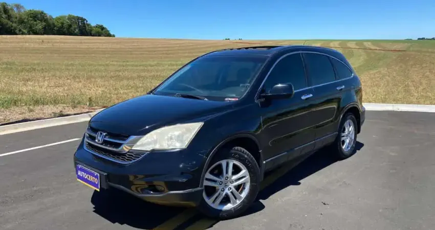Honda CR-V EXL 2.0 16V 4WD/2.0 Flexone Aut.  - Preta - 2009/2010