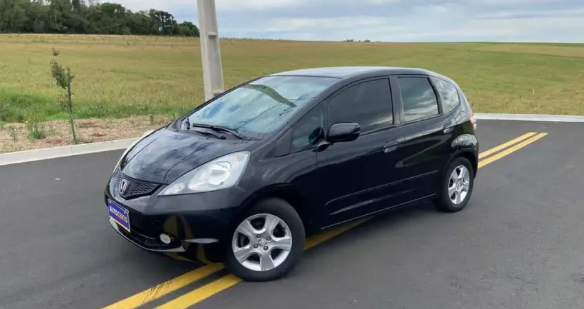 Honda Fit LX 1.4/ 1.4 Flex 8V/16V 5p Aut.  - Preta - 2010/2011